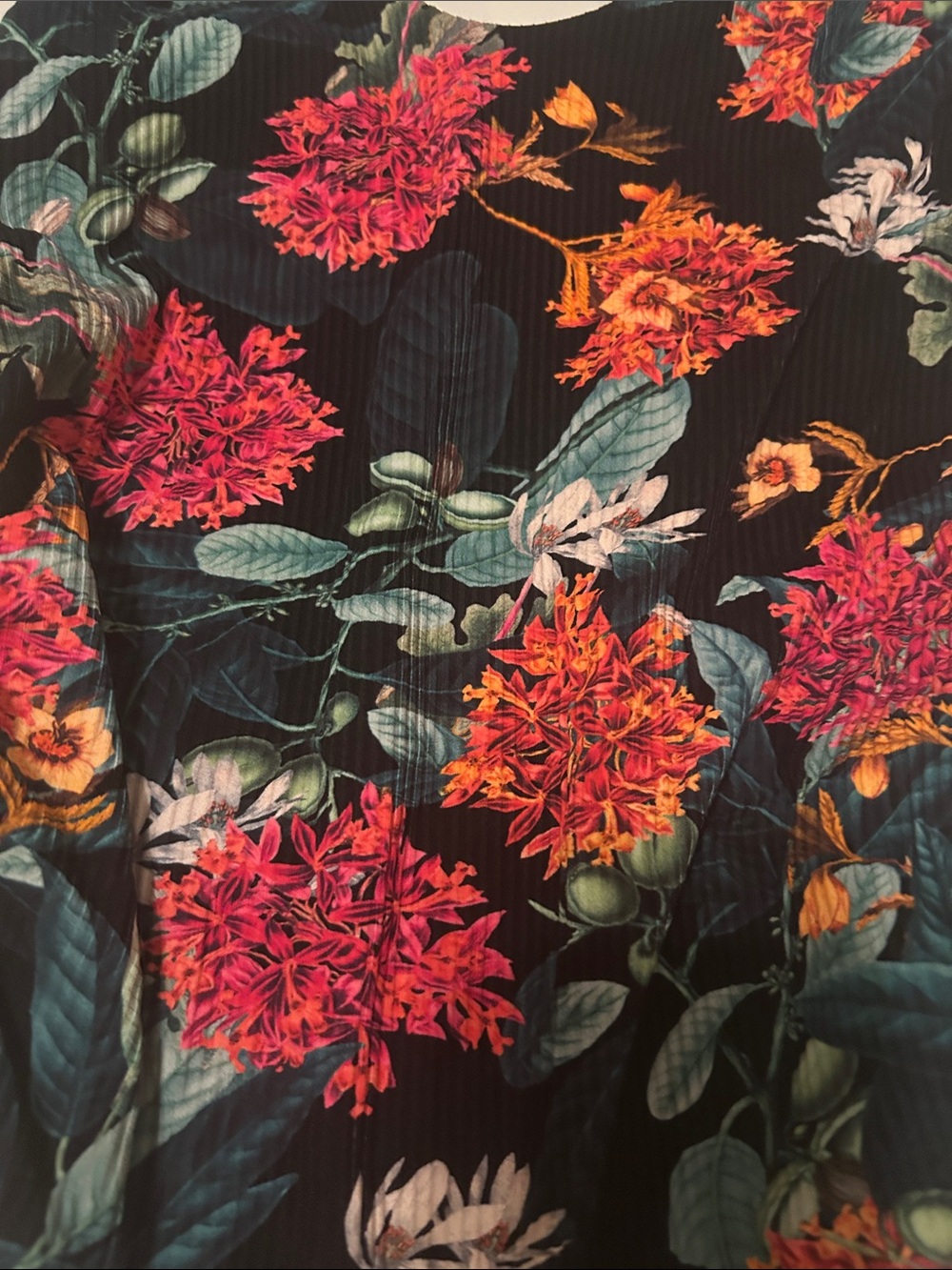 Floral One-Piece Swimsuit with Side Ties - Picture 3 of 8